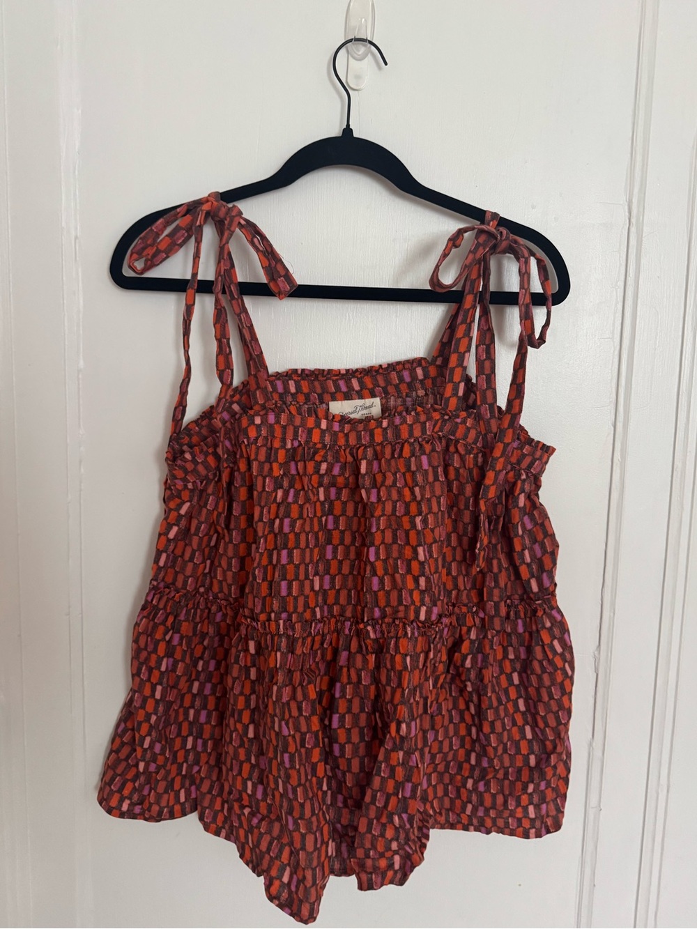 Universal Thread Rust Multi Tie-Shoulder Camisole